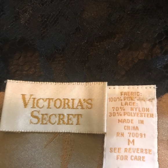 Victoria’s Secret Vintage Gold Label Black Lace Teddy - Picture 5 of 9